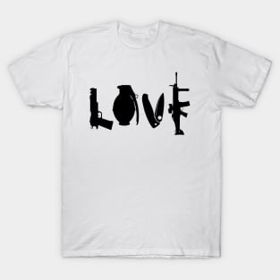 gun firearms love T-Shirt